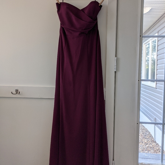 Size 10 Bordeaux Social Bridesmaids dress - Picture 2 of 8